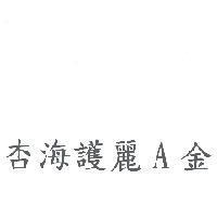 杏海護麗 A 金