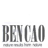 BEN CAO nature results from nature