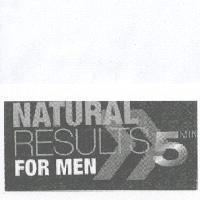 NATURAL RESULTS FOR MEN / label