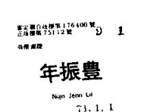 年振豐 NIAN JENN LII 