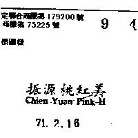 振源桃紅美 CHIEN YUAN PINK – H 