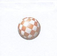 格子花紋圓形圖