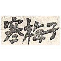 寒梅子