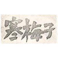 寒梅子