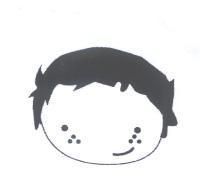 BEA BOO 男娃娃笑臉圖