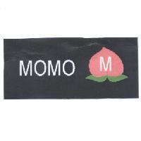 MOMO,桃子圖型內有 M