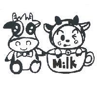 牛兄妹 Milk 圖