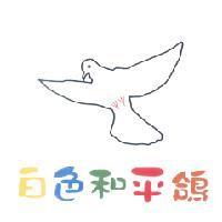 白色和平鴿及圖