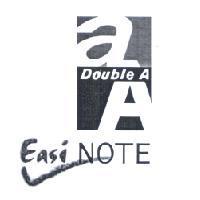 Double A aA 設計圖及 Easi NOTE 設計圖及圖