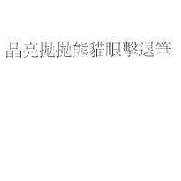 晶亮拋拋熊貓眼擊退筆