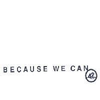 BECAUSE WE CAN & BULLET Logo