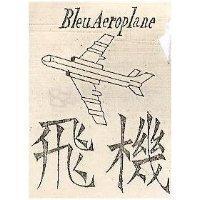 飛機及圖 BLEU AEROPLANE