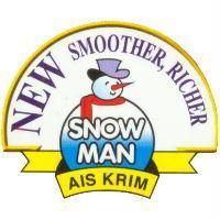NEW SMOOTHER,RICHER SNOW MAN AIS KRIM 及圖