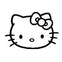 HELLO KITTY 臉圖