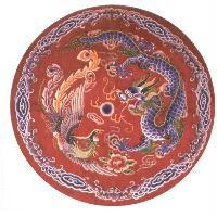 臺北戲棚 龍鳳呈祥圖