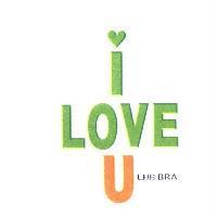 I LOVE U U 形 BRA 及圖