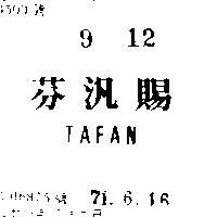 芬汎賜 TAFAN 