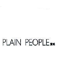 PLAIN PEOPLE 素味