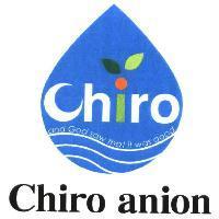 水滴圖及 Chiro anion