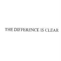 THE DIFFERENCE IS CLEAR