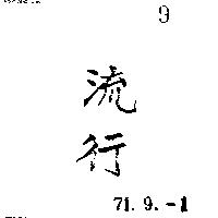 流行 