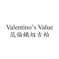 范倫鐵奴古柏 Valentino's Value