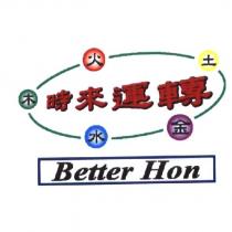金木水火土 時來運轉 Better Hon 及圖