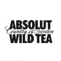 ABSOLUT Country Of Sweden WILD TEA