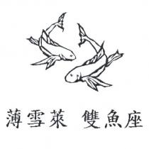 薄雪萊雙魚座及圖