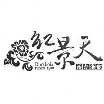 紅景天活力漢飲 Rhodiola rosea root 及圖