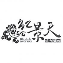 紅景天活力漢飲 Rhodiola rosea root 及圖