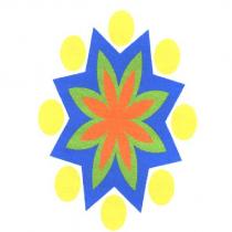 花瓣星型鑽石圖