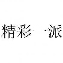 精彩一派