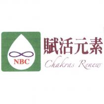 NBC 賦活元素 Chakras Renew 及圖