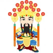 沙鹿龍山宮五府千歲卡通圖標張