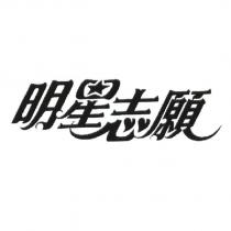 明星志願設計字