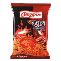 Binggrae Hot Crab Chips & Device
