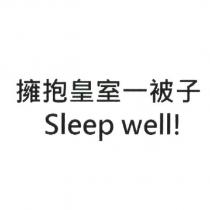 擁抱皇室一被子 Sleep well!