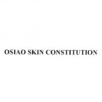 OSIAO SKIN CONSTITUTION