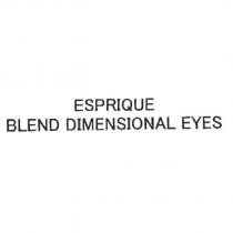 ESPRIQUE/BLEND DIMENSIONAL EYES