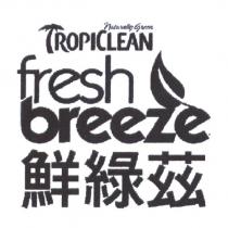 fresh breeze 鮮綠茲 TROPICLEAN naturally green 設計圖