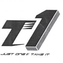 T1 JUST ONE TAKE IT 設計圖