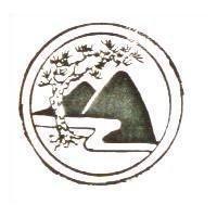 松樹與山圖形