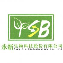 YSB 永新生物科技股份有限公司 Yong Sin Biotechndogy Co., Ltd.