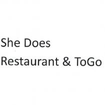 She Does Restaurant & ToGo