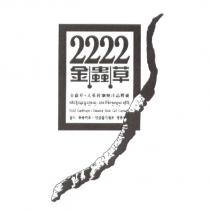 金蟲草 2222 Gold Cordyceps.Ginseng Stem Cell Capsules Logo & Device