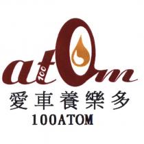愛車養樂多 100ATOM 及億統油標章圖