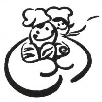雙手抱麵包圖