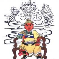 五府千歲吳三王 Q 版設計圖