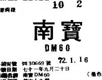 南寶 DM  0 